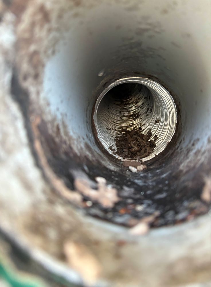 換気扇　ダクト内部　